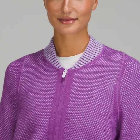 Lululemon Reversible Double-Knit Zip-Up Sweater - Picture 4 of 6